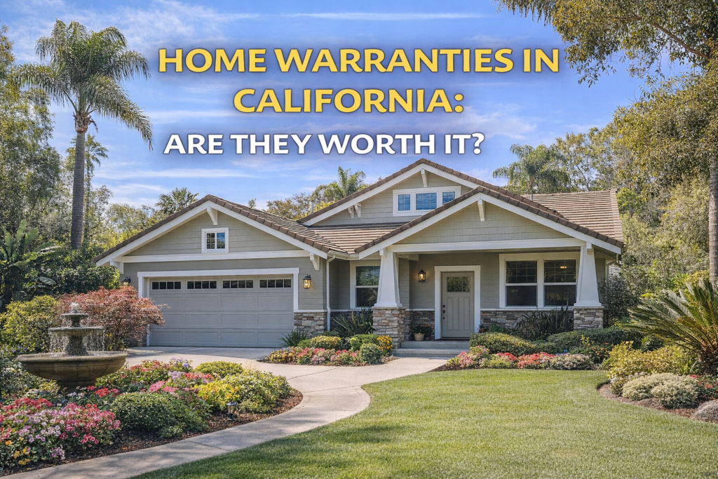 Home warranty coverage for residential property in California