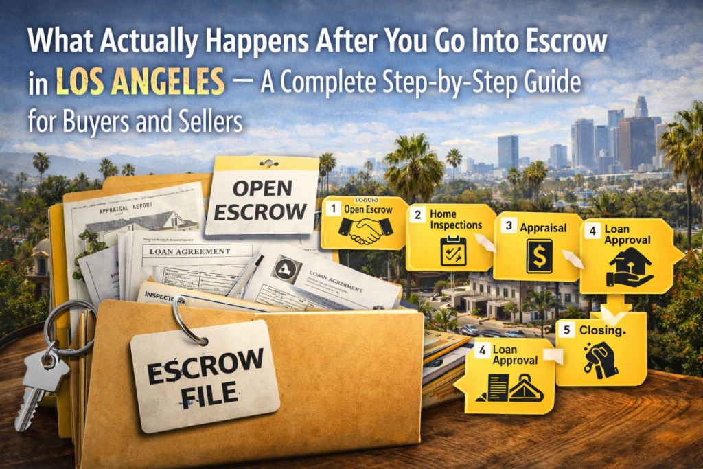 Real estate escrow process steps for buyers and sellers in Los Angeles
