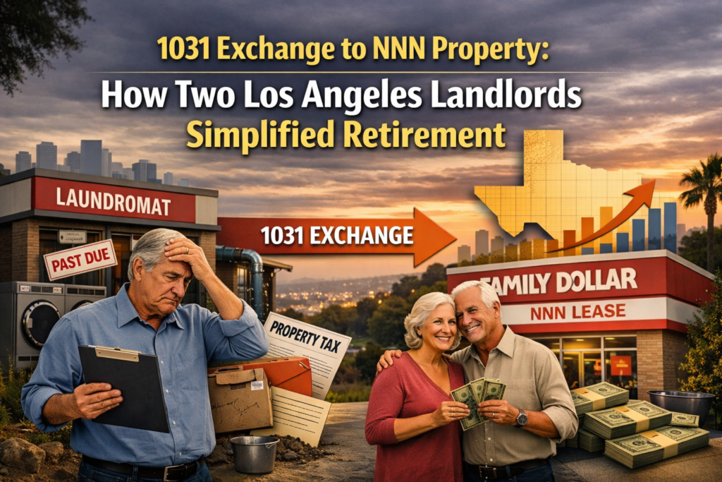 1031 exchange investment property strategy in Los Angeles transitioning from gross lease to NNN income