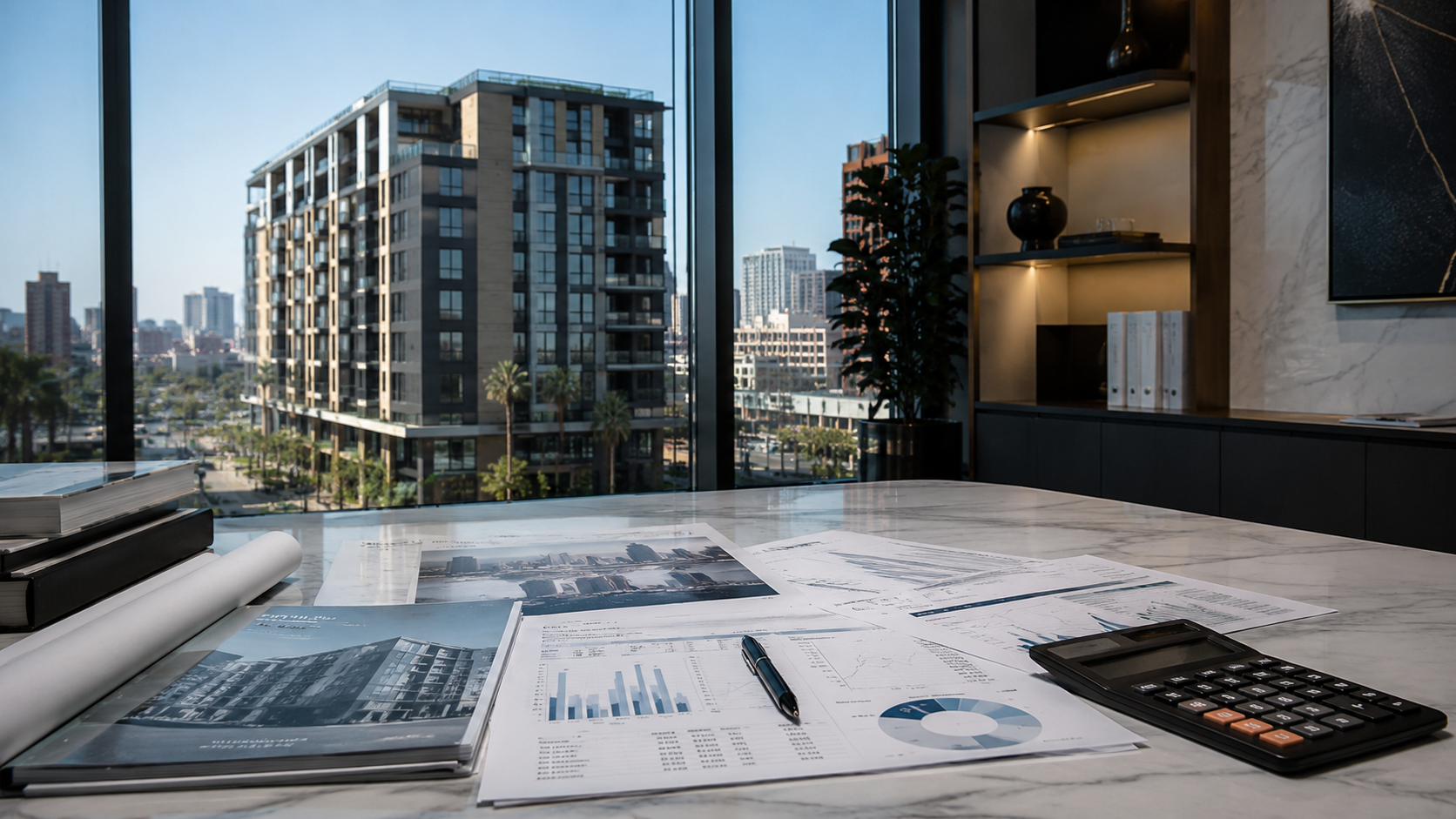 Modern Los Angeles multifamily apartment building